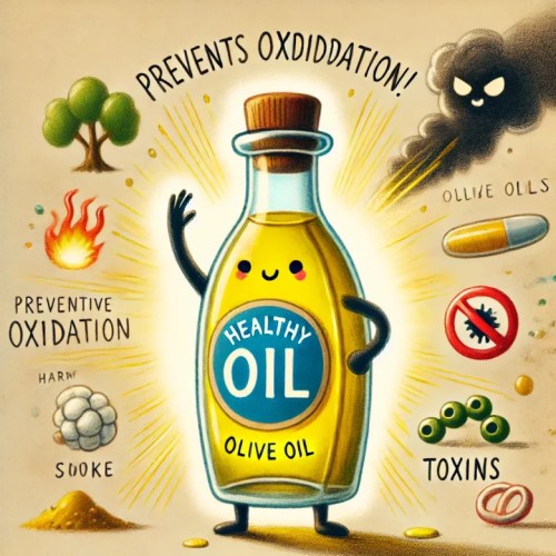 油が酸化と有害物質の発生を防ぐ